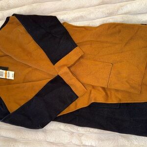 Alfani Black and Brown Women's shirt & jacket set